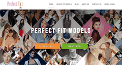 Desktop Screenshot of perfectfitmodels.com